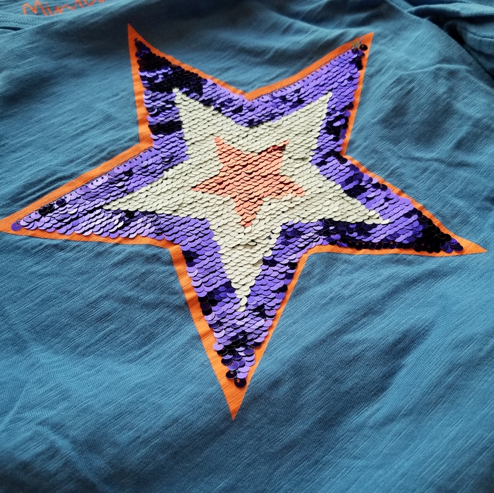 2019 Mini Boden 8-9 years sequin tee - Picture 12 of 15